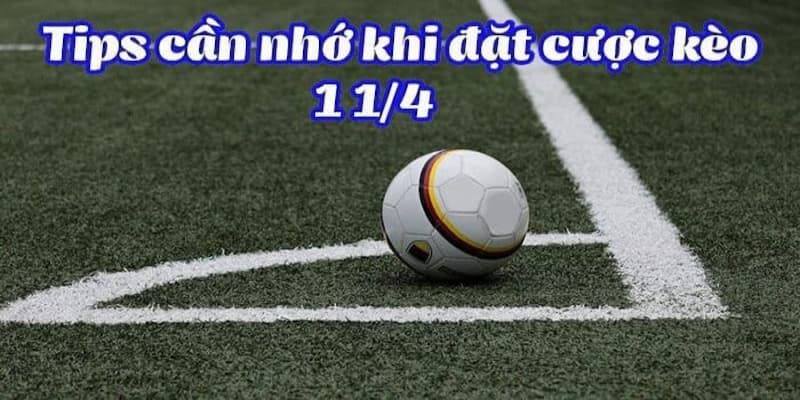 Bí kíp để chơi kèo chấp 1 1/4 hiệu quả